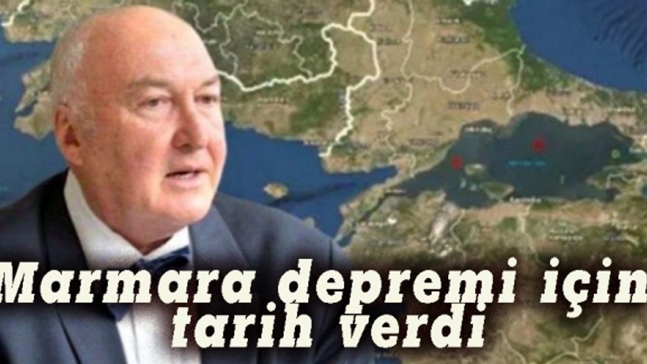 Marmara depremi için tarih verdi!