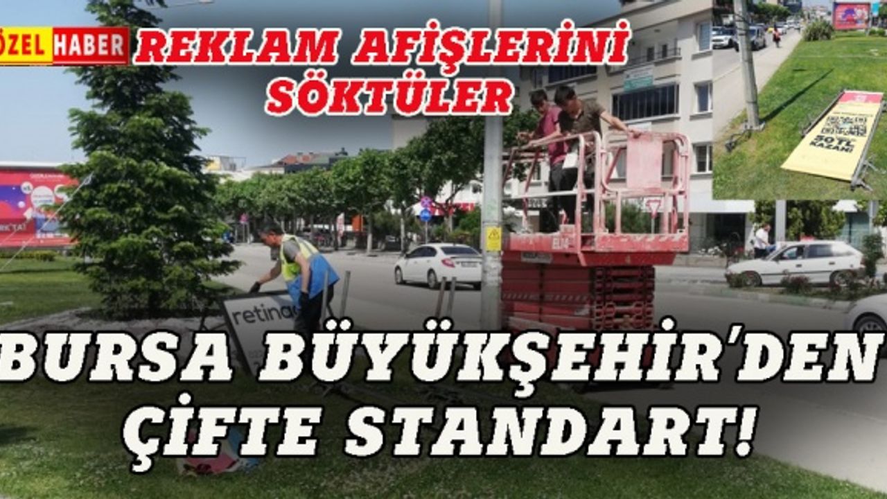Bursa Büyükşehir'den çifte standart!