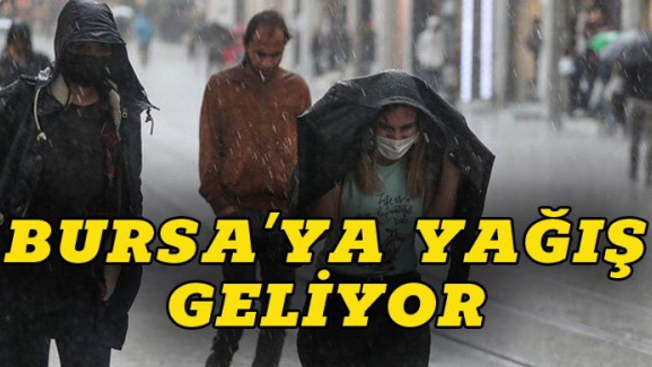 Bayramda Bursa yağışlı