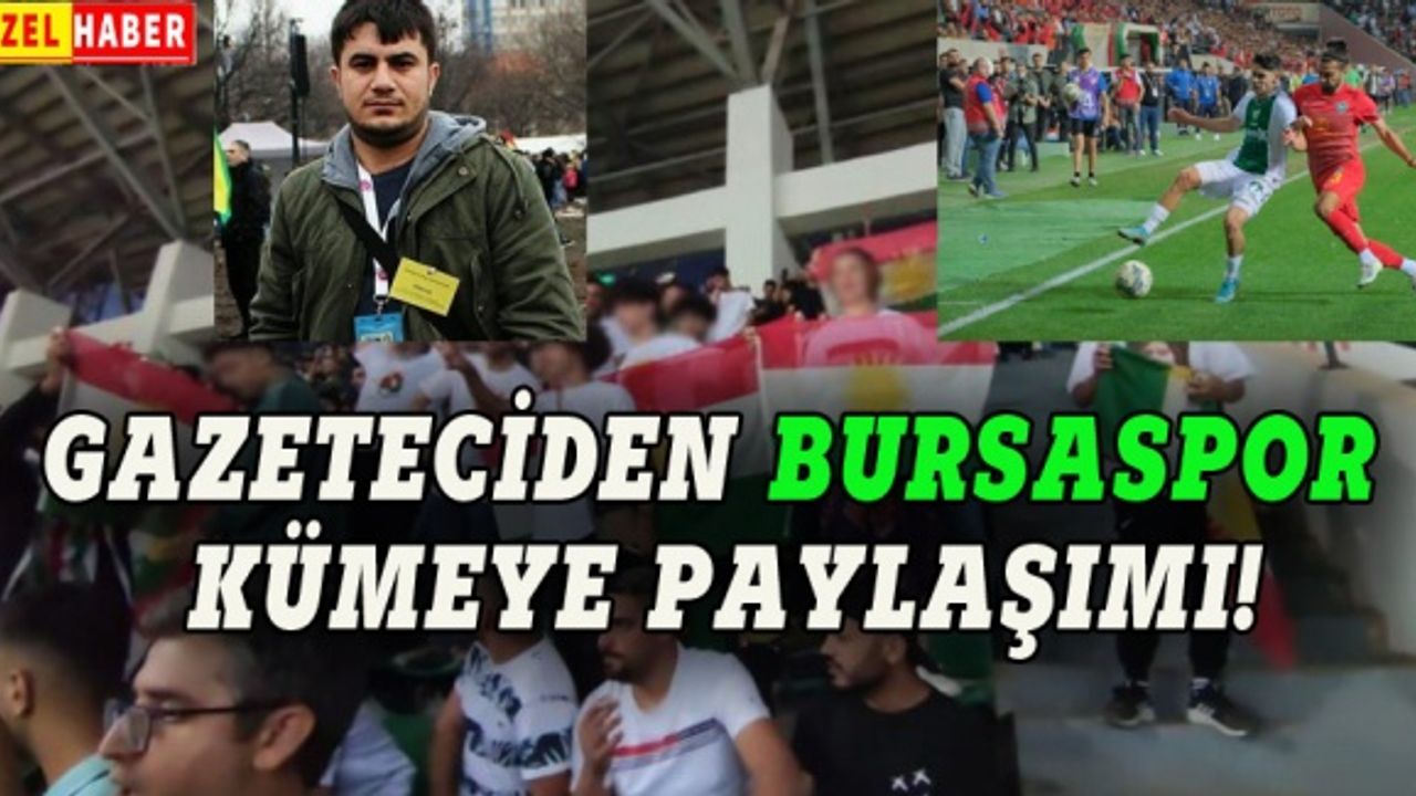 Gazeteciden Bursaspor kümeye paylaşımı!