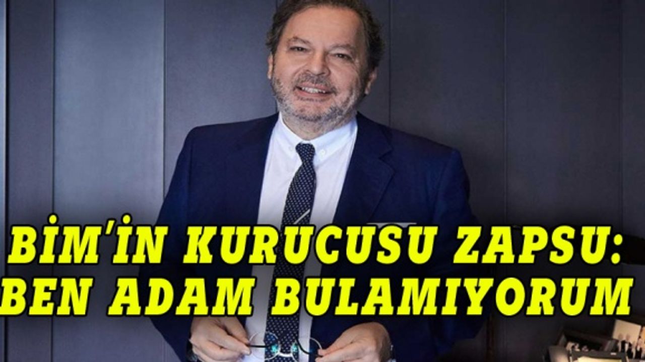 BİM'in eski sahibi Cuneyd Zapsu'dan gençlere sitem: Çalışmıyorlar