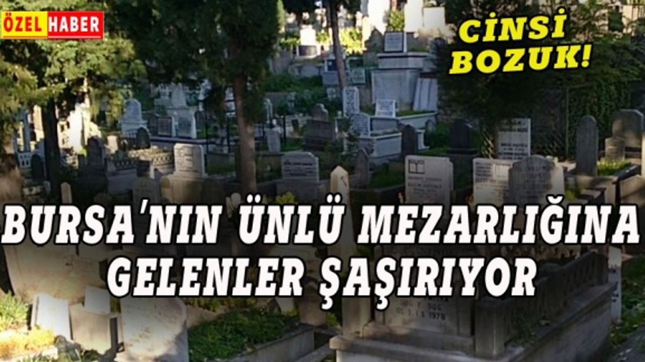 Bursa'nın ünlü mezarlığında taşlara yazılanlar şaşırtıyor