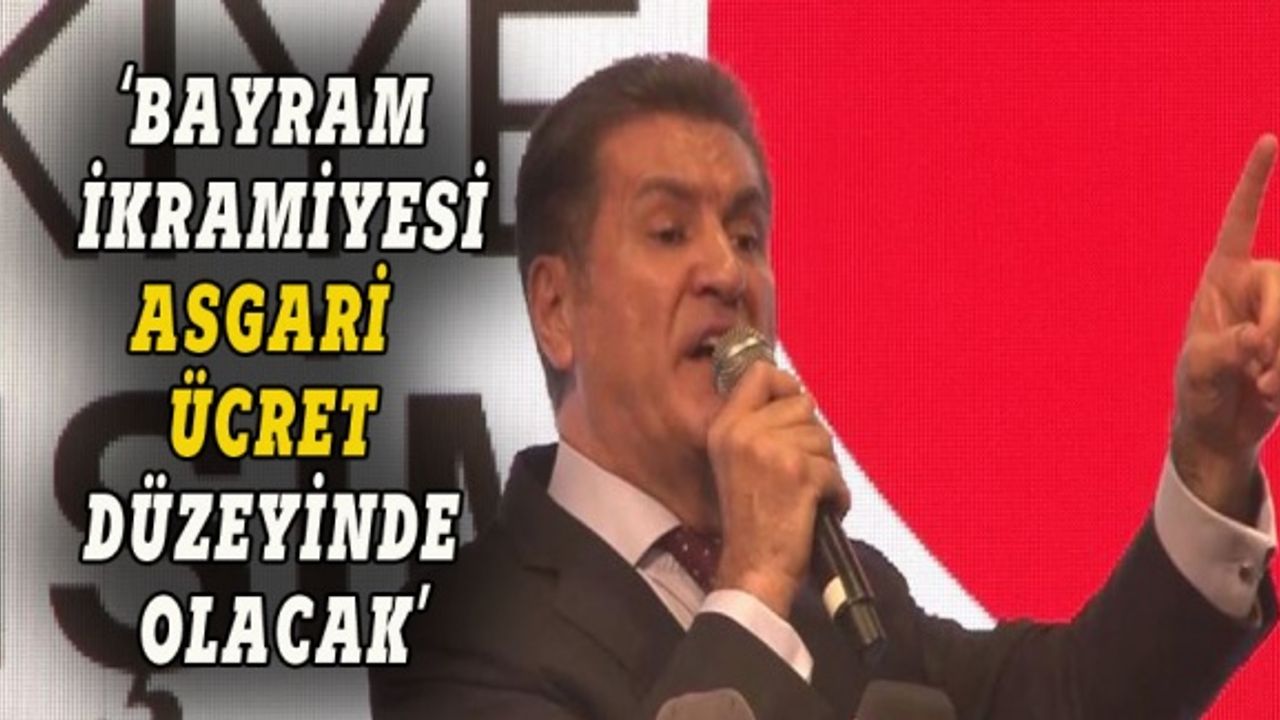 Mustafa Sarıgül: Bayram ikramiyeleri asgari ücret düzeyinde olacak