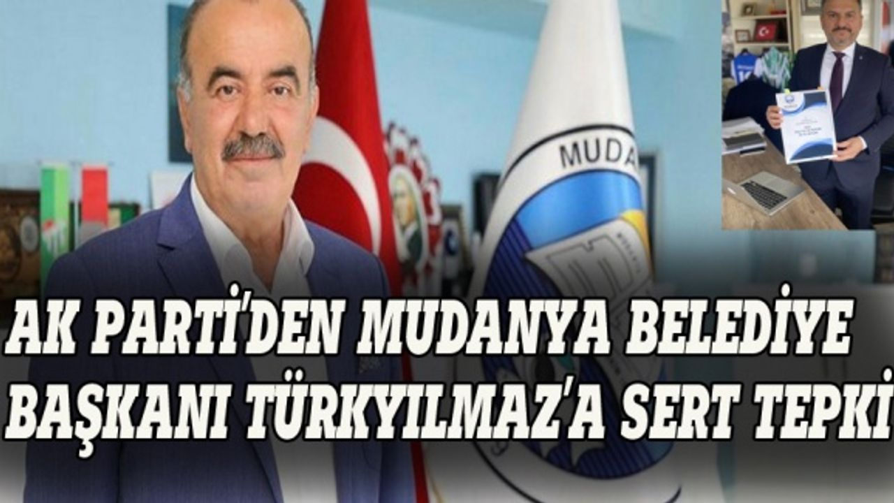 AK Parti'den CHP'li Türkyılmaz'a sert tepki