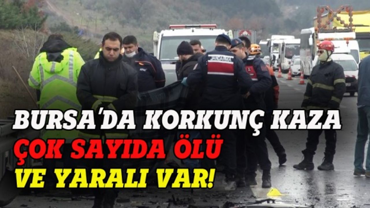 Bursa'da korkunç kaza: 4 kişi öldü