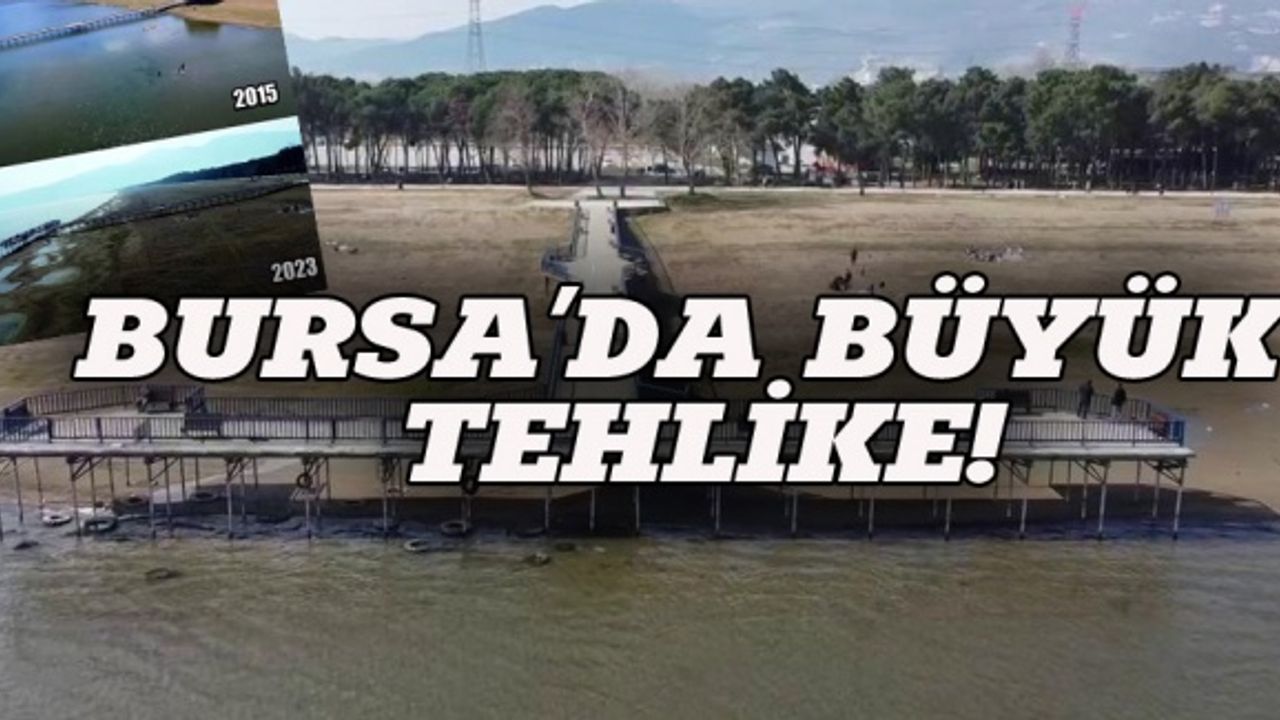 Bursa'da İznik gölü göz göre göre kurutuluyor!