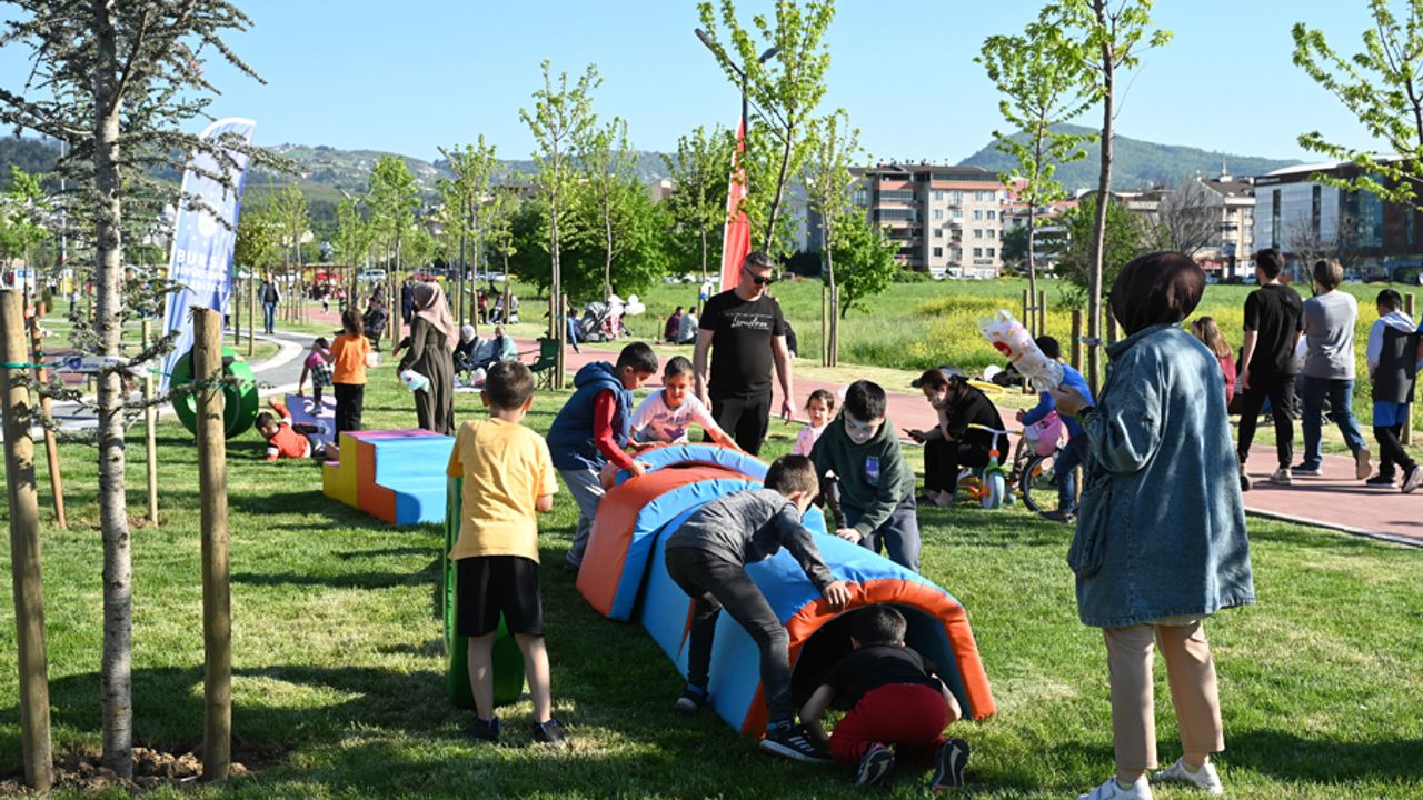 Üçevler parkı Bursa'ya yakıştı