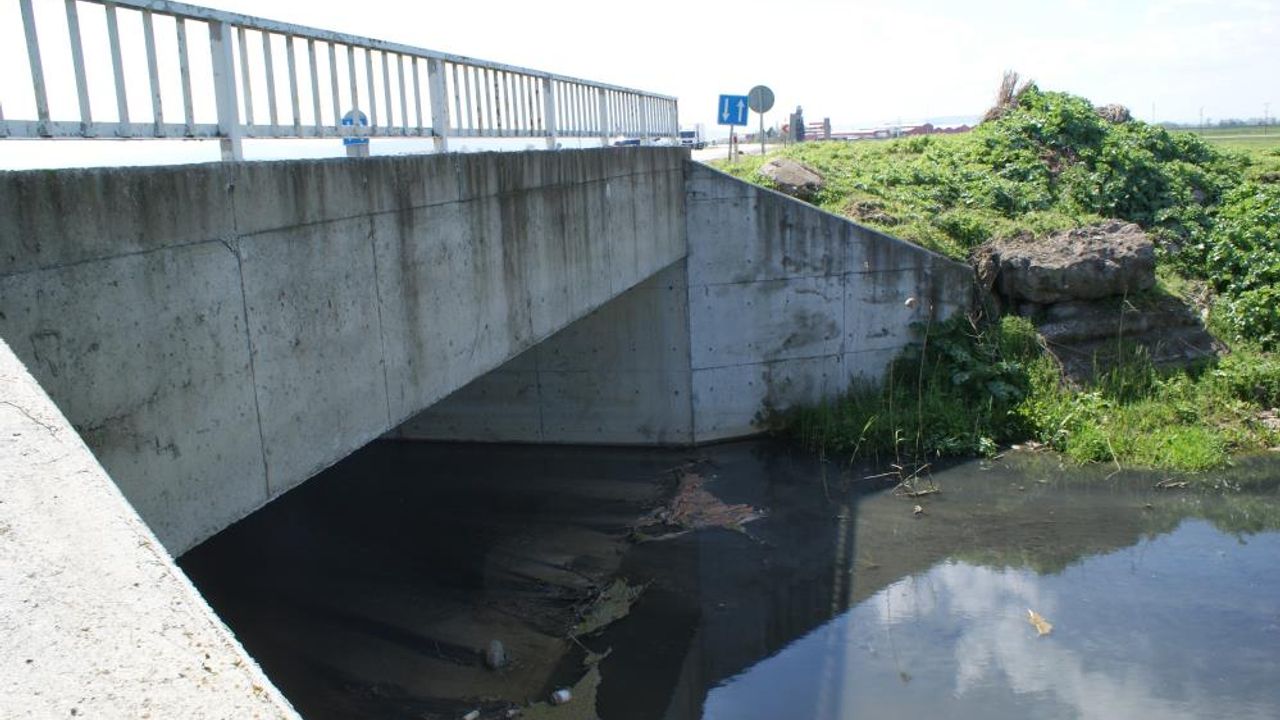 Yanlış yapılan köprü yüzünden arazileri su basıyor