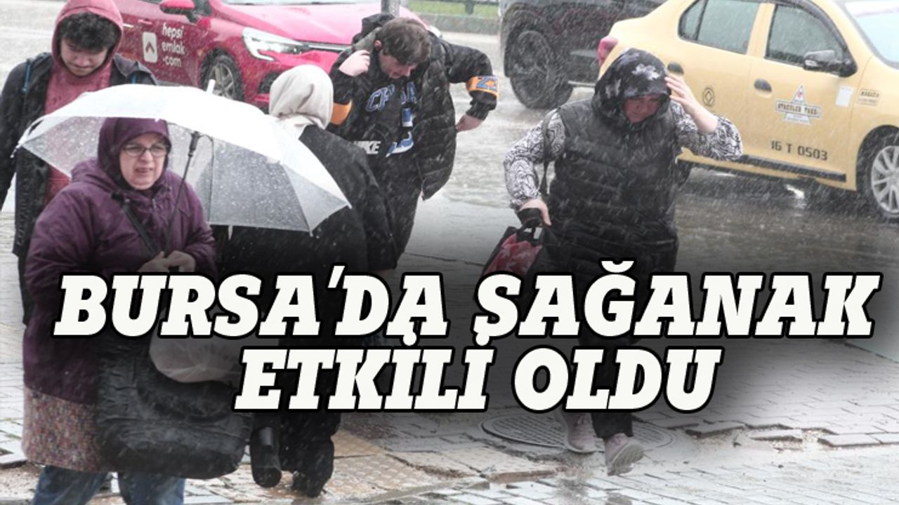 Bursa'da Nisan yağmuru etkili oldu