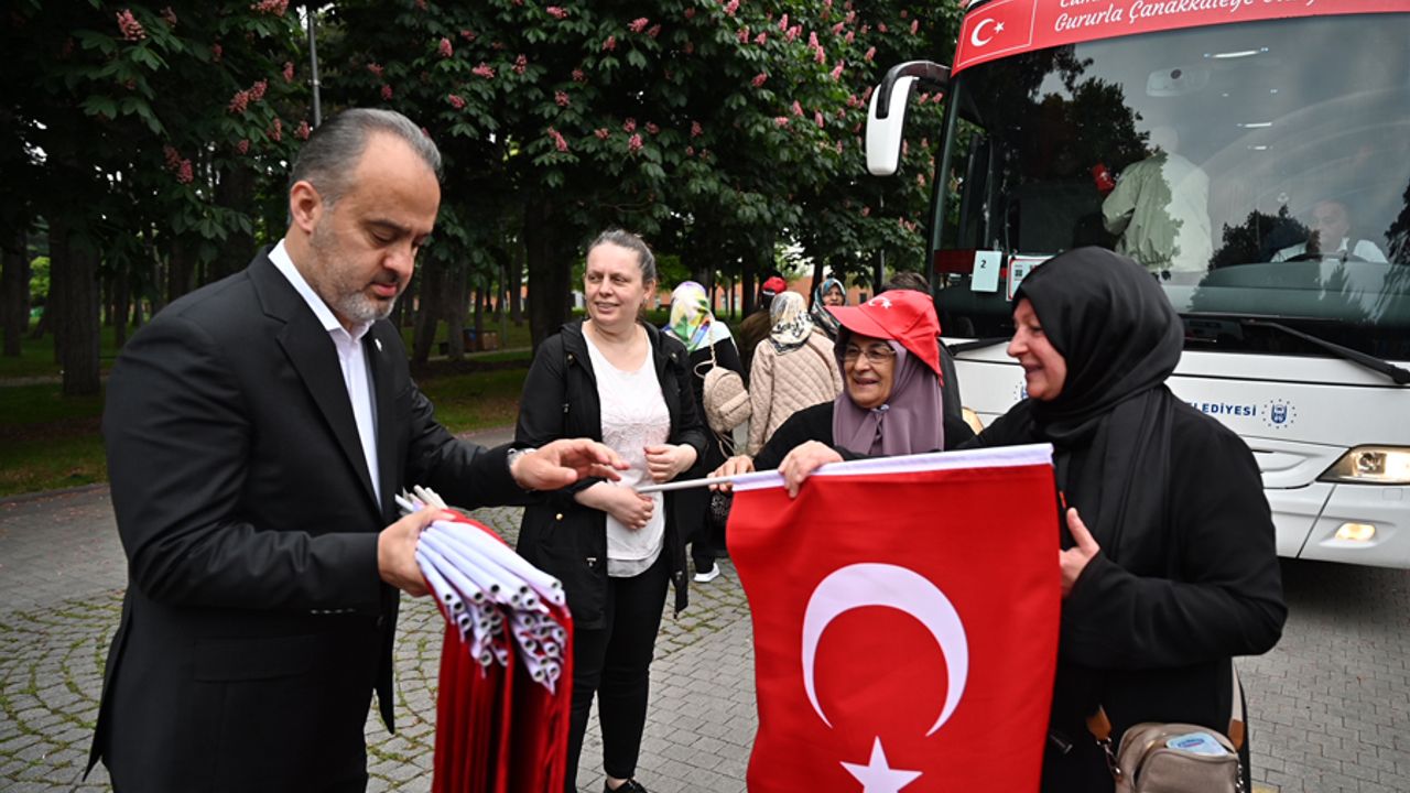 Bursa Büyükşehir'den Çanakkale'ye vefa turu