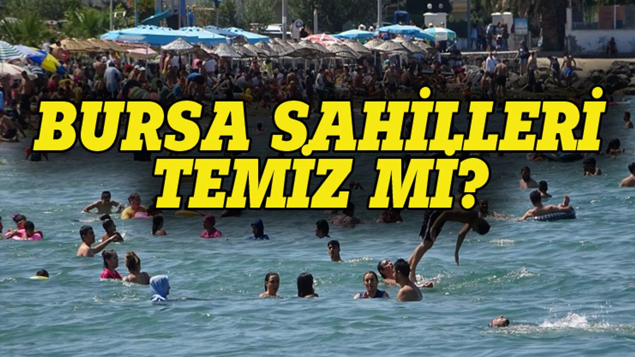 Bursa'da deniz suyu temiz mi?
