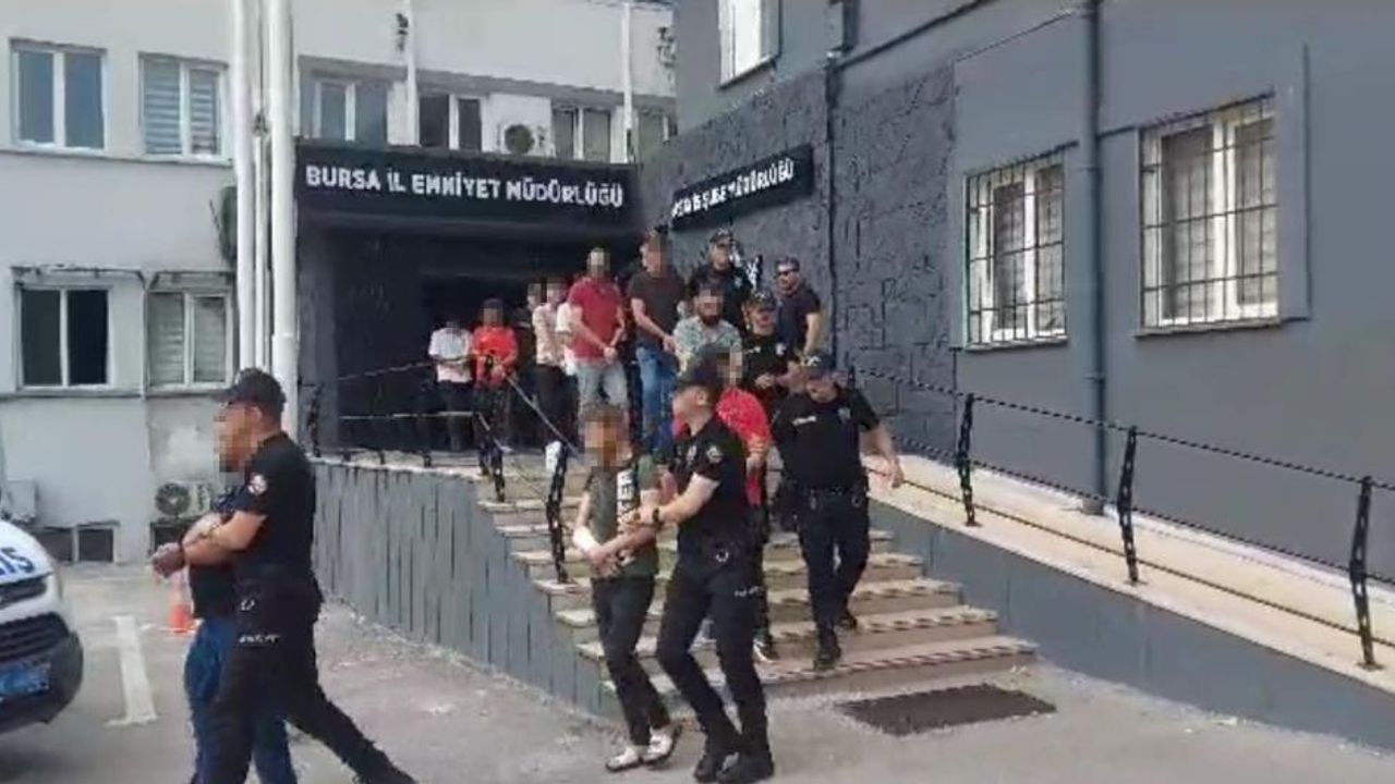 Bursa'da suç makinalarına operasyon!