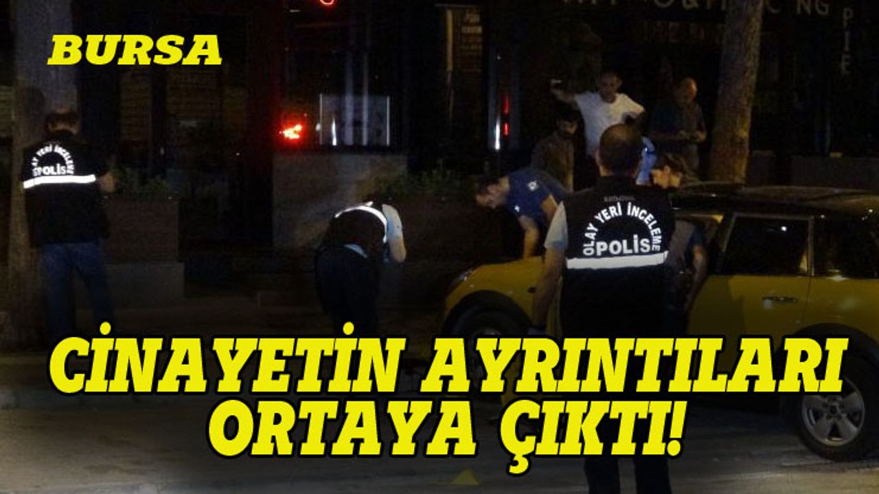 Bursa'daki cinayetin ayrıntıları ortaya çıktı!