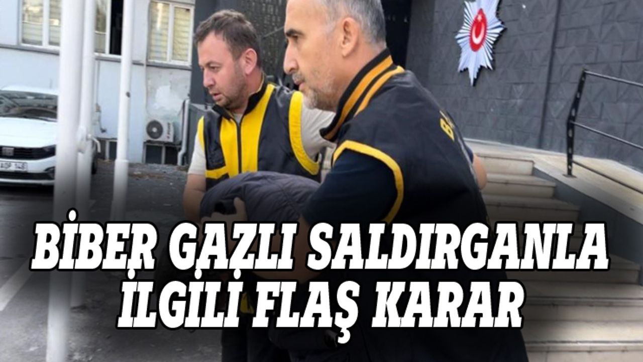 Bursa'da çocuğun yüzüne biber gazı sıkan adamla ilgili flaş karar
