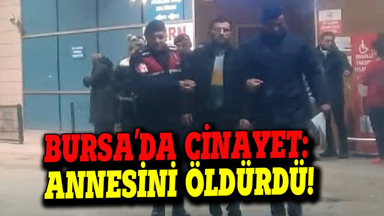 Bursa'da cinayet: Zihinsel engelli oğlu tarafından öldürüldü!