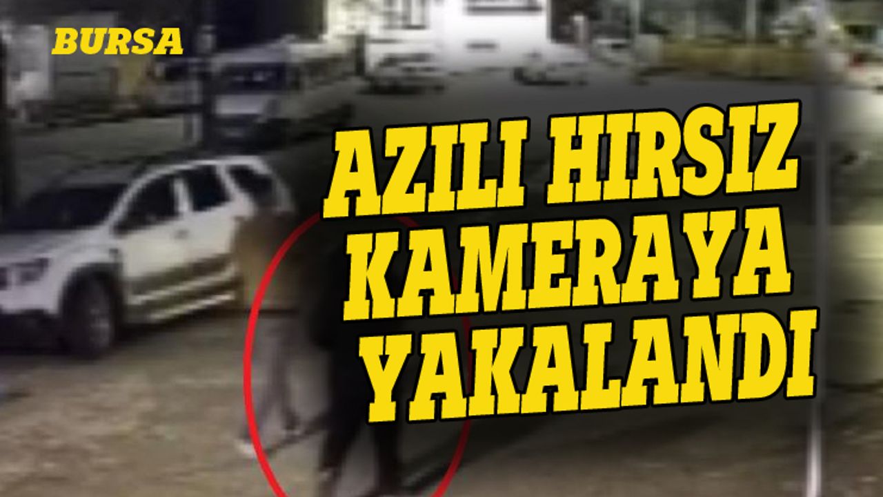 Bursa'daki azılı hırsız yakalandı