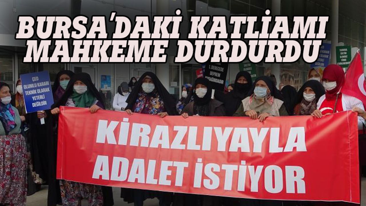 Bursa'daki doğa katliamını  mahkeme durdurdu