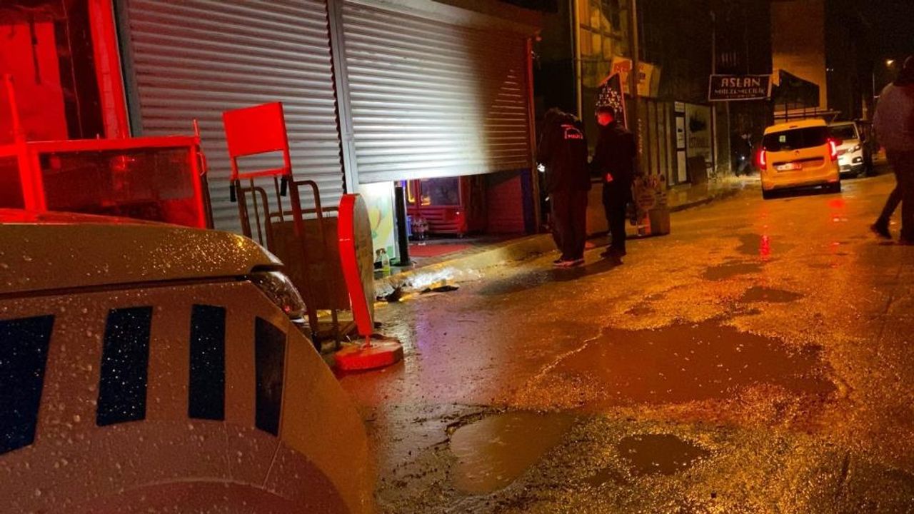 İşyerine kurşun yağdırıp kaçtı