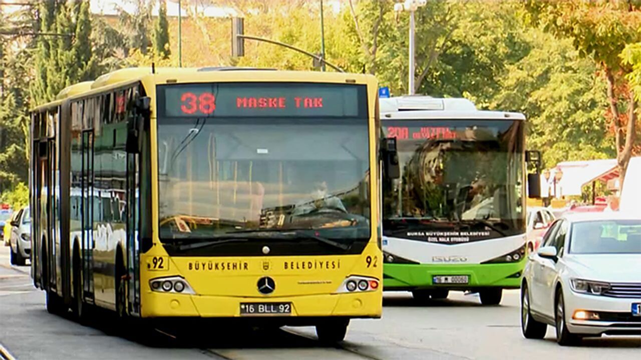 Bursa'da  bayram boyunca  ulaşım ücretsiz