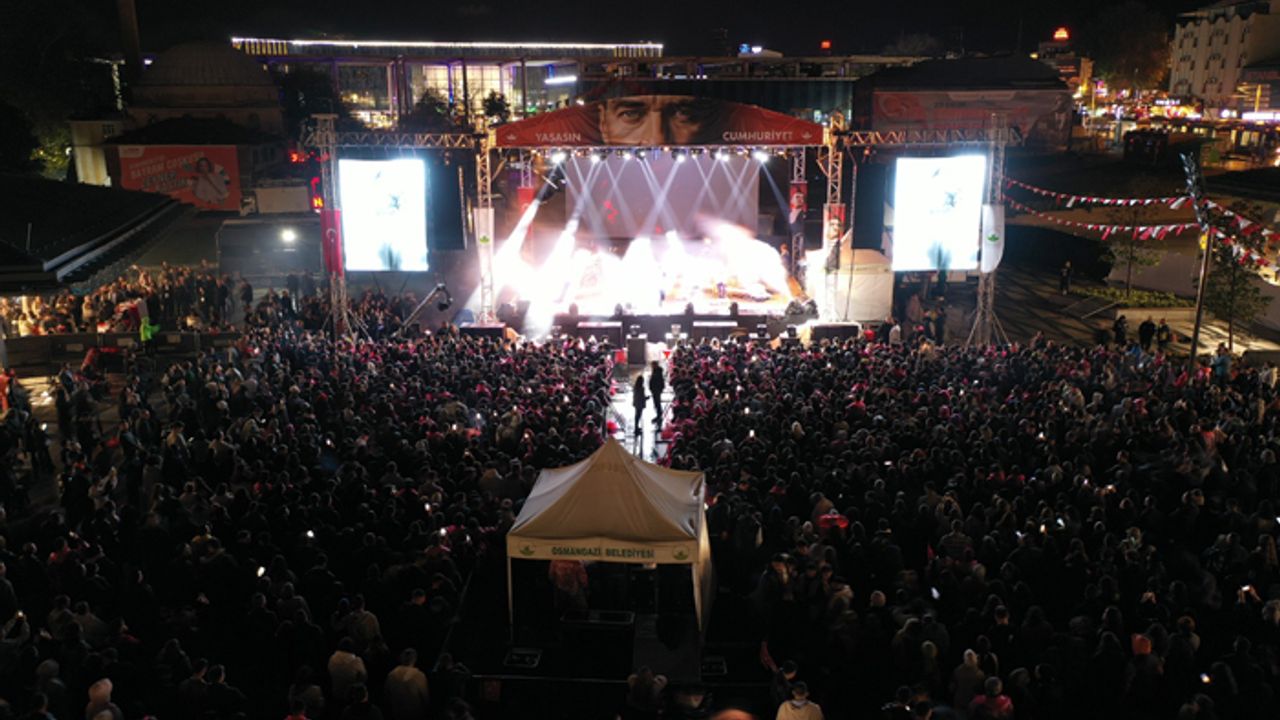 Osmangazi'de Cumhuriyet coşkusu