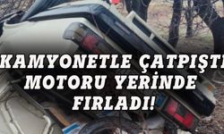 Afyon'da feci kaza, motor yerinde çıktı