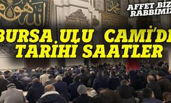 Bursa Ulu Cami'de tarihi anlar