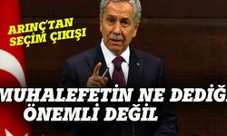 Bülent Arınç'tan seçim çıkışı: Muhalefetin ne dediği önemli değil