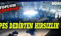Bursa Ulucami'de namaz kılan kadının telefonunu çaldılar