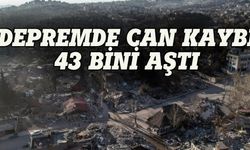 Depremde can kaybı 43 bini aştı