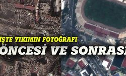 Uydu görüntüleri felaketi ortaya çıkardı