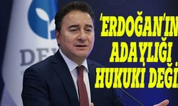 Ali Babacan: Erdoğan'ın adaylığı hukuki değil