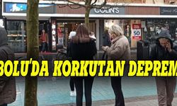 Bolu'da korkutan deprem