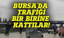 Bursa'da trafiği bir birine kattılar!