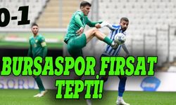 Bursaspor Ankaraspor'a mağlup oldu: 1-0