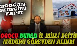 Erdoğan Bursa Milli Eğitim Müdürü'nün kalemini kırdı!