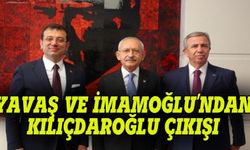 Yavaş ve İmamoğlu'ndan Kılıçdaroğlu çıkışı