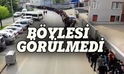 Bursa'da ilginç bayramlaşma