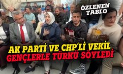 AK Partili Zengin CHP'li Altay'la türkü söyledi