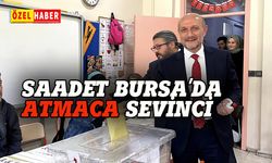 Saadet Partisi Bursa'da Mehmet  Atmaca sevinci yaşanıyor