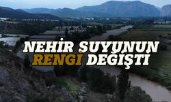 Sakarya nehrinde suyun rengi değişti