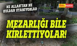 Bursa'da mezarlığı çöplüğe çevirdiler: Ne Allah'tan ne kuldan utanıyorlar