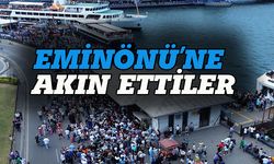 İstanbul'da yaşayanlar Eminönü'ne akın etti