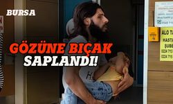 Elinde bıçakla koşan Suriyeli çocuğun gözüne bıçak saplandı