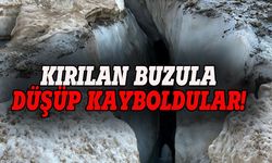 Hakkari'de buzul kırıldı, 2 kişi kayboldu!