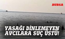 Bursa'da yasağı dinlemeyen avcılara suç üstü!