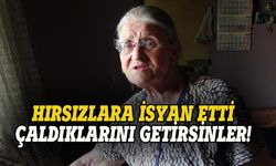 Hırsızlara isyan etti, çaldıklarını geri getirsinler