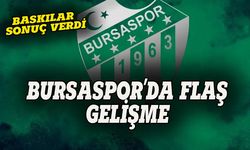 Bursaspor'da flaş gelişme