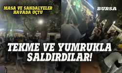 Bursa'da polis geldi, kavga sona erdi!