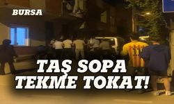 Bursa'da gürültü kavgasında arbede çıktı!