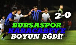 Bursaspor Karacabey'e boyun eğdi 2-0